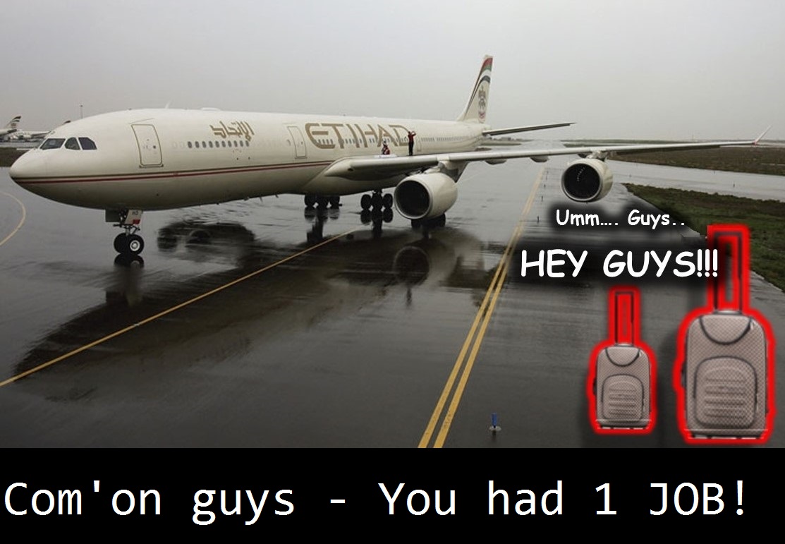 Etihad - Hey Guys! Lost Luggage